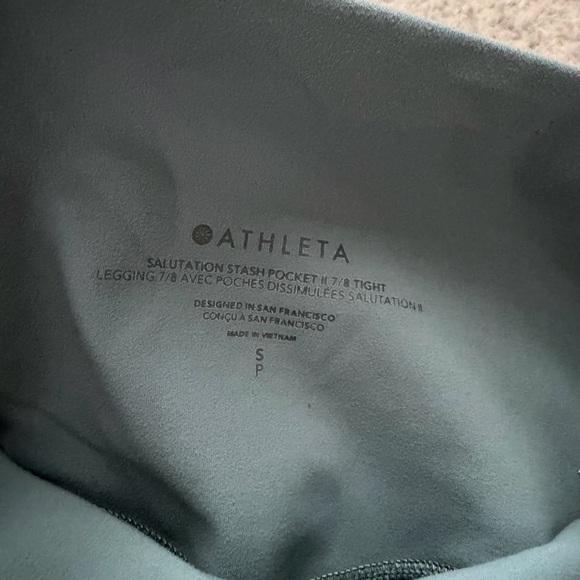Athleta salutation legging 7/8 size small - Picture 4 of 7
